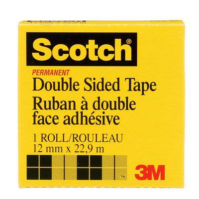 Scotch Double Side Tape in Box 1/2 x 25 yd 12mm x 23m - Al Masam Stationery LLC Main image