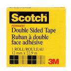 Scotch Double Side Tape in Box 1/2 x 25 yd 12mm x 23m - Al Masam Stationery LLC