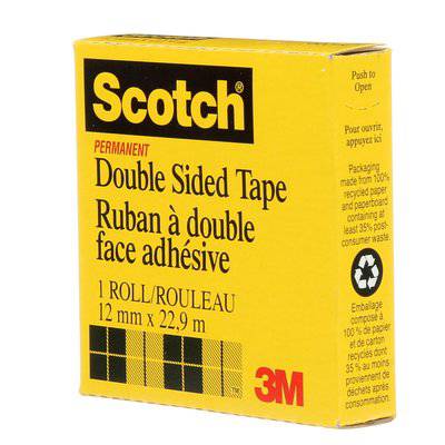 Scotch Double Side Tape in Box 1/2 x 25 yd 12mm x 23m Secondary image