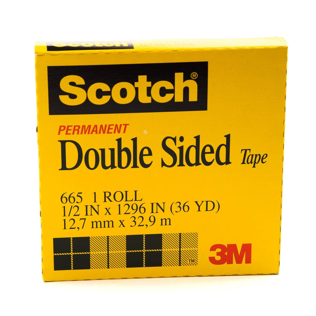 Scotch Double Side Tape in Box 1/2 x 36 yd 12mm x 33m - Al Masam Stationery LLC