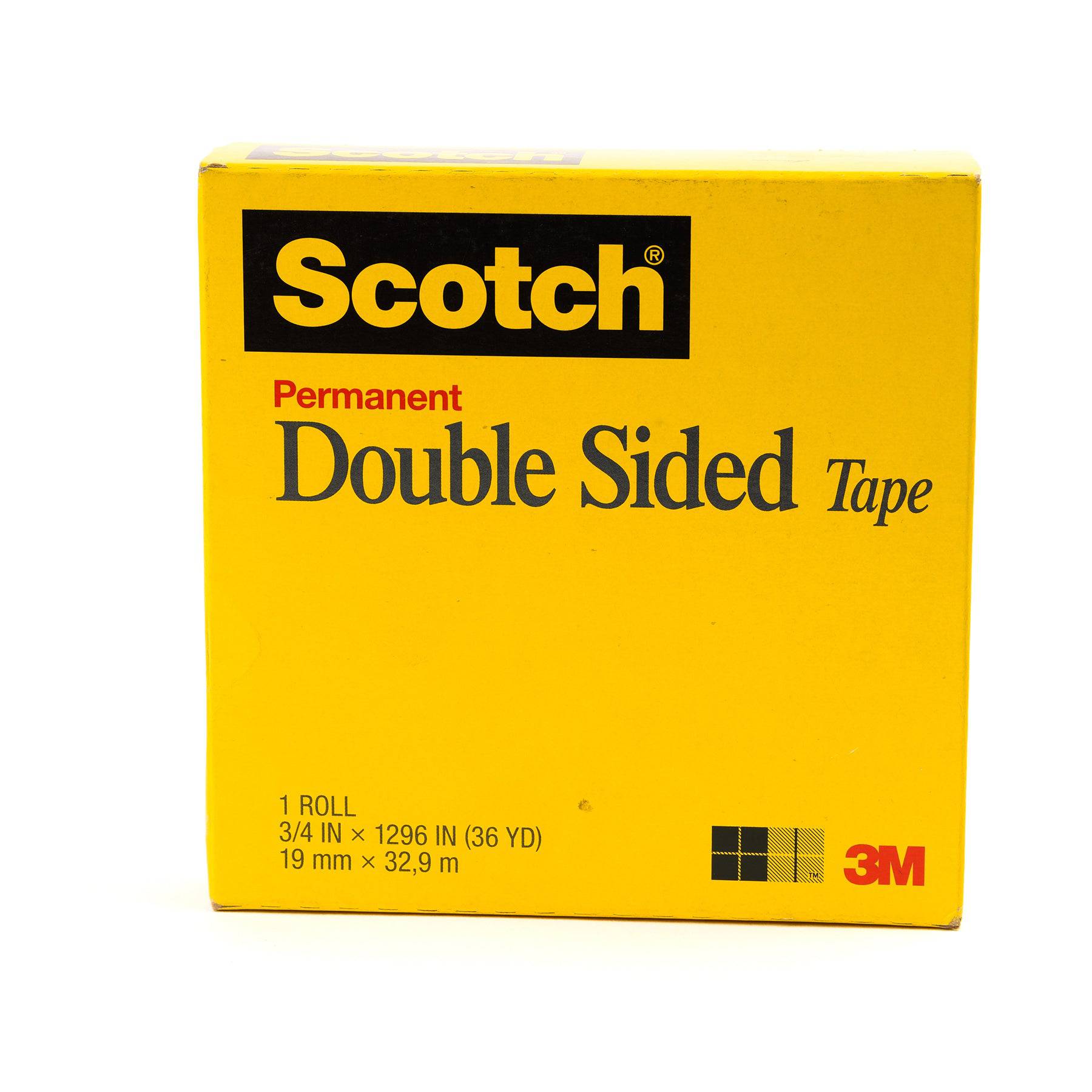 Scotch Double Side Tape in Box 3/4 x 36 yd 19mm x 33m - Al Masam Stationery LLC Main image