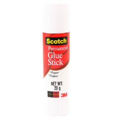 Scotch Glue Stick permanent white 6020-12D. 0.69 oz (20gr.), 12 sticks/display - Al Masam Stationery LLC