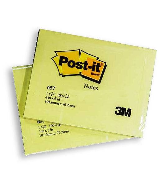 Post It 3M #657 4x3 inches - Al Masam Stationery LLC Main image