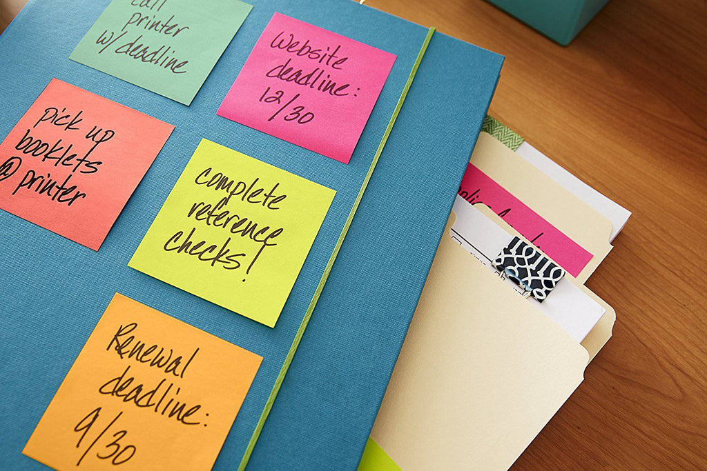 Post It # 654-5pk 3x3 inches 3M - Al Masam Stationery LLC