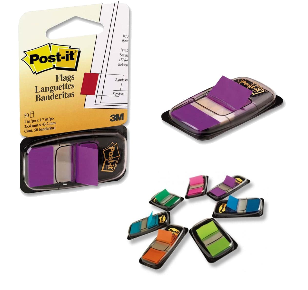 Post-it® Flags 680 Pink – 50 Flags Secondary image