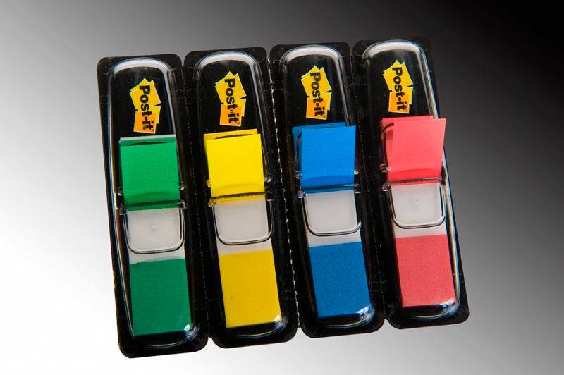 Post-it Flags 683-4AB. 1/2 x 1.7 in (11.9 mm x 43.2 mm), Bright colors - Al Masam Stationery LLC