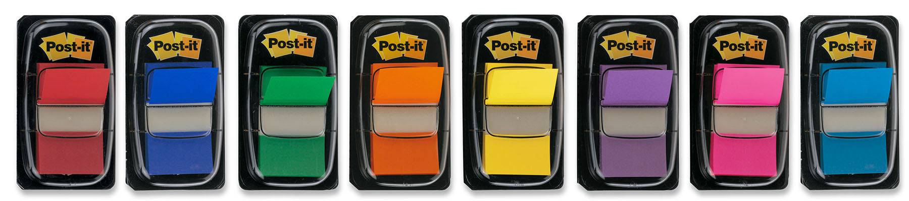 Post-it Flags Bright Blue Color 680-23. 1 x 1.7 in (25.4 mm x 43.2 mm) - Al Masam Stationery LLC