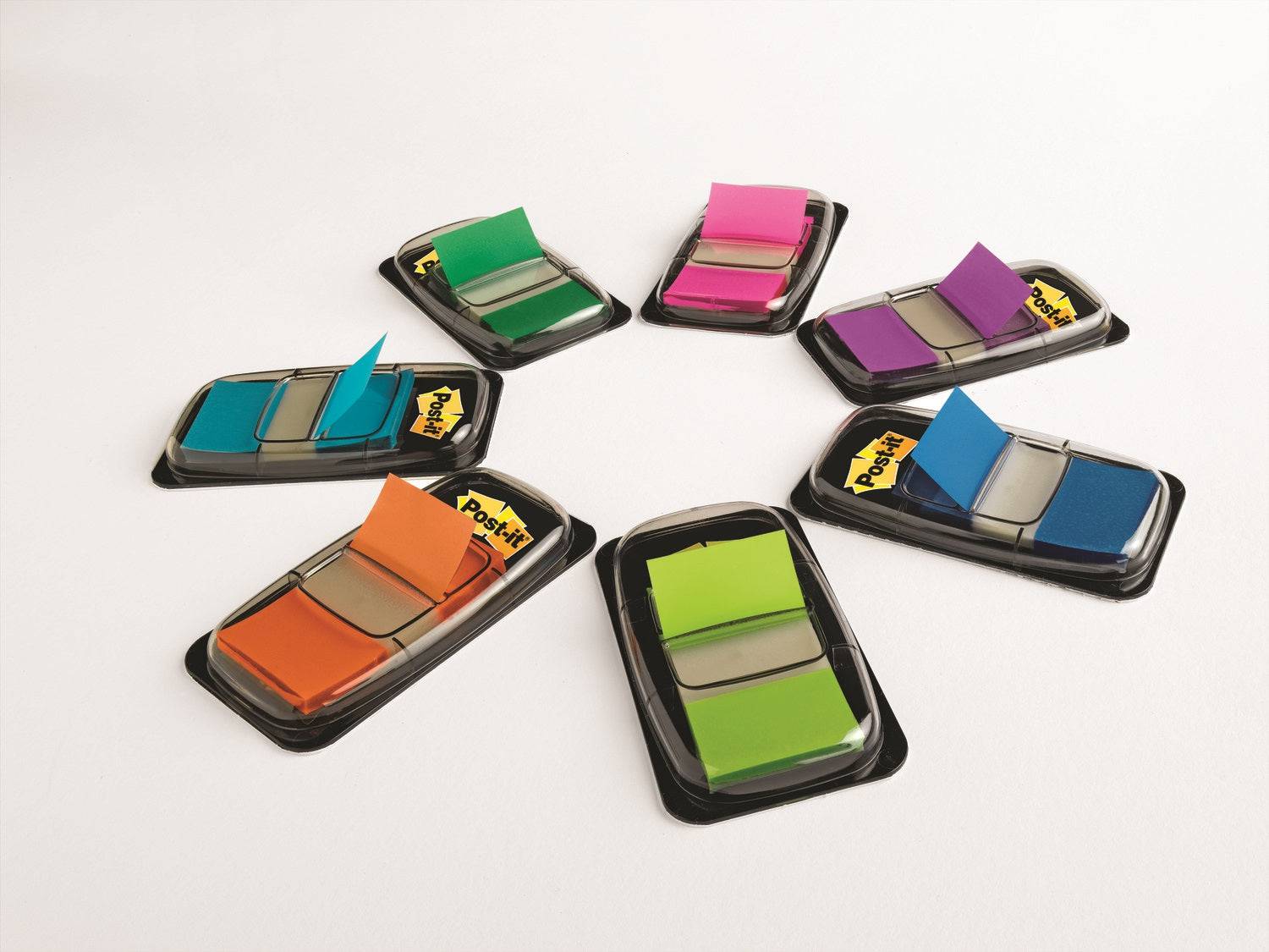 Post-it Flags Bright Blue Color 680-23. 1 x 1.7 in (25.4 mm x 43.2 mm) - Al Masam Stationery LLC