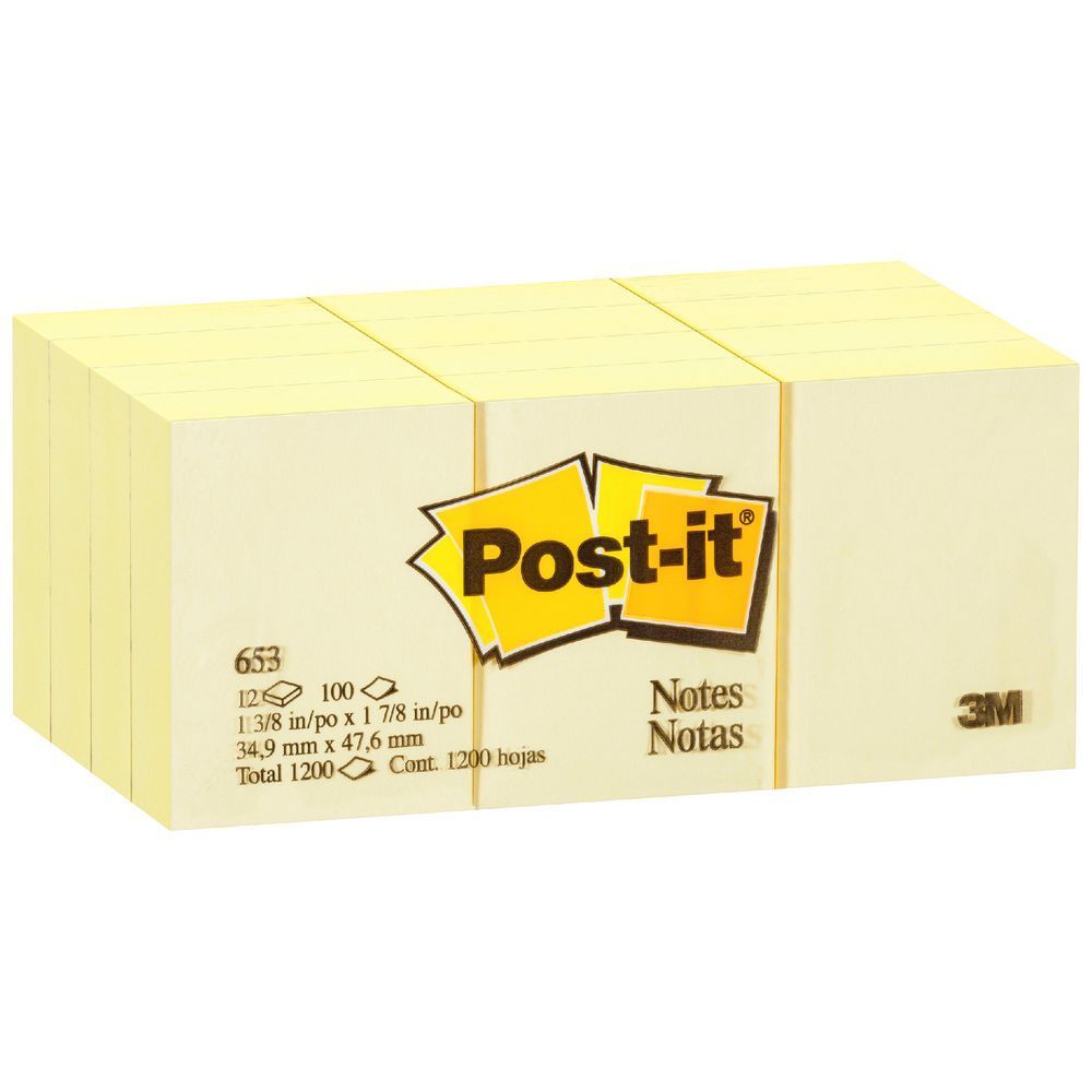 Post It Note 1.5x2 Inch 3M - Al Masam Stationery LLC Main image