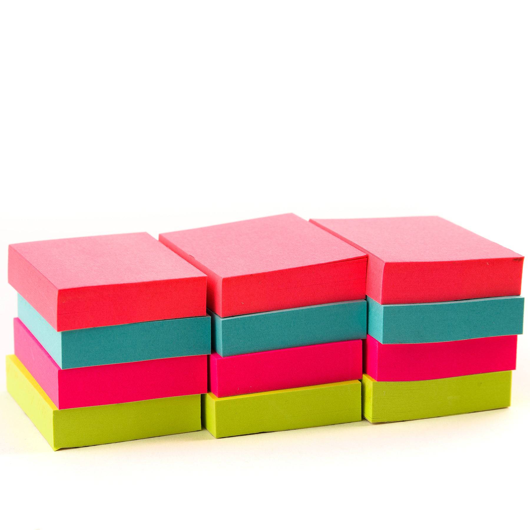 Post-it Notes Neon Colors 653AN. 1.5 x 2 in (38 mm x 51 mm), - Al Masam Stationery LLC