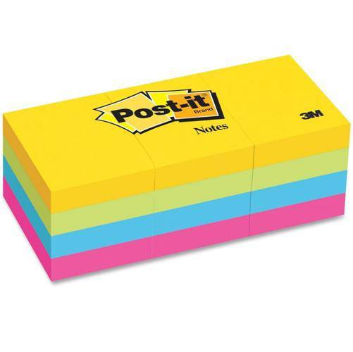 Post It Notes1.5x2 Inch 4 Color 3M - Al Masam Stationery LLC