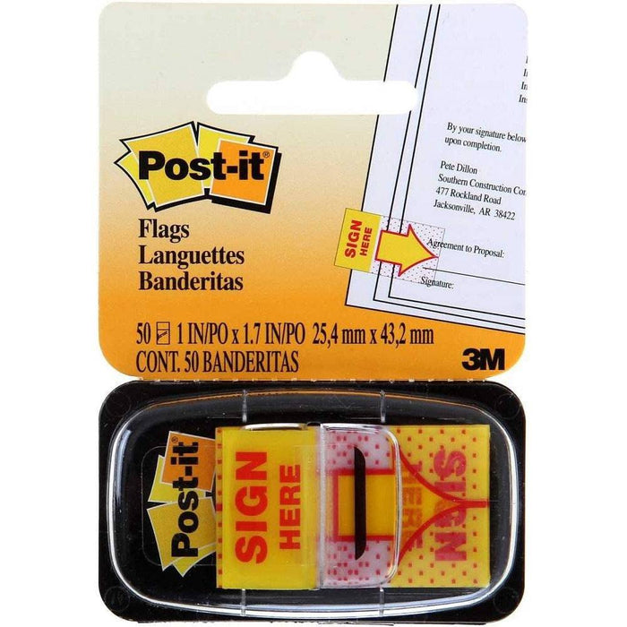 Post It Flag Sign Here Flag 3M 680-9 - Al Masam Stationery LLC