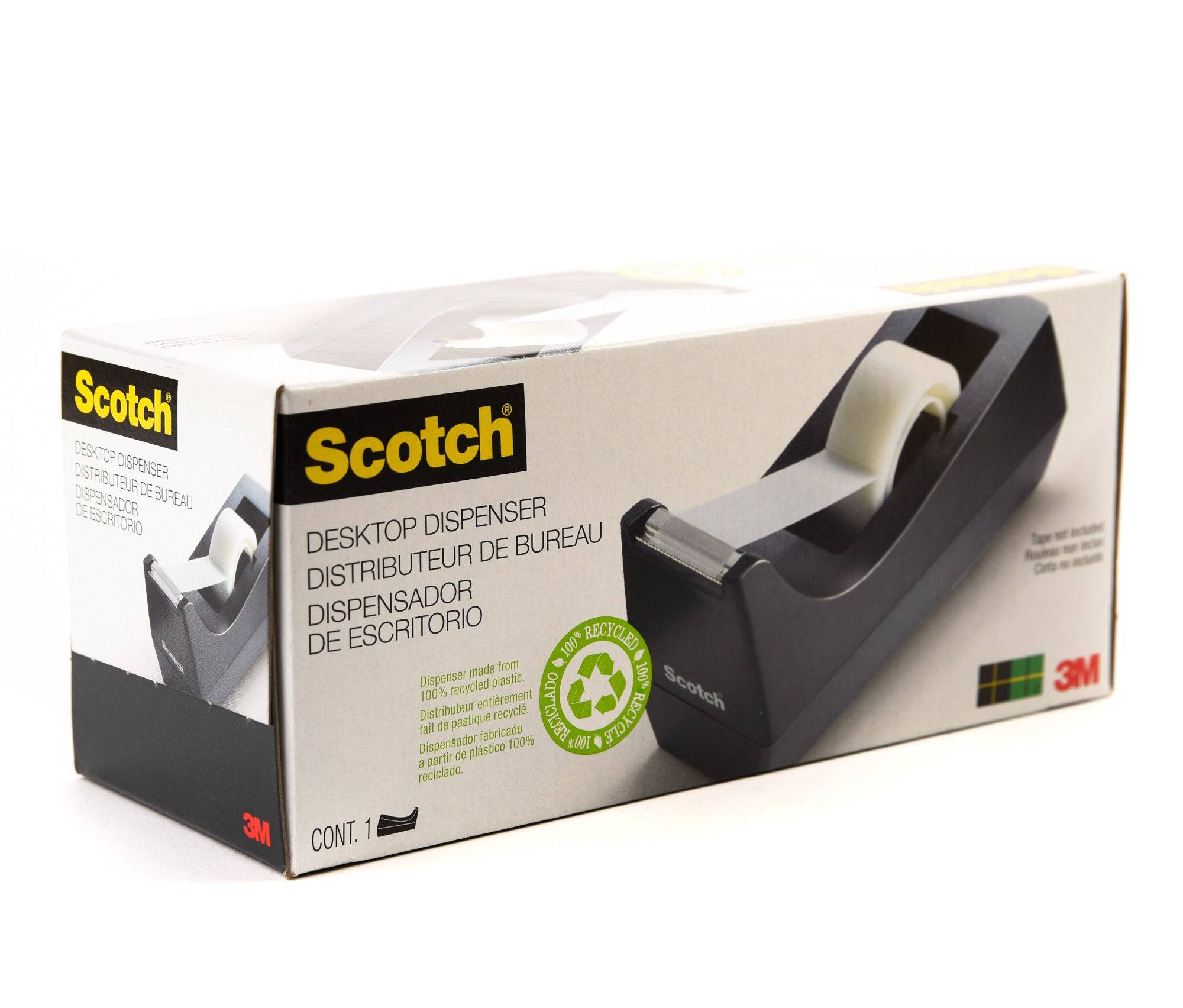 Scotch® C-38 Black Desktop Tape Dispenser – For 19 mm × 33 m Tape Rolls Secondary image