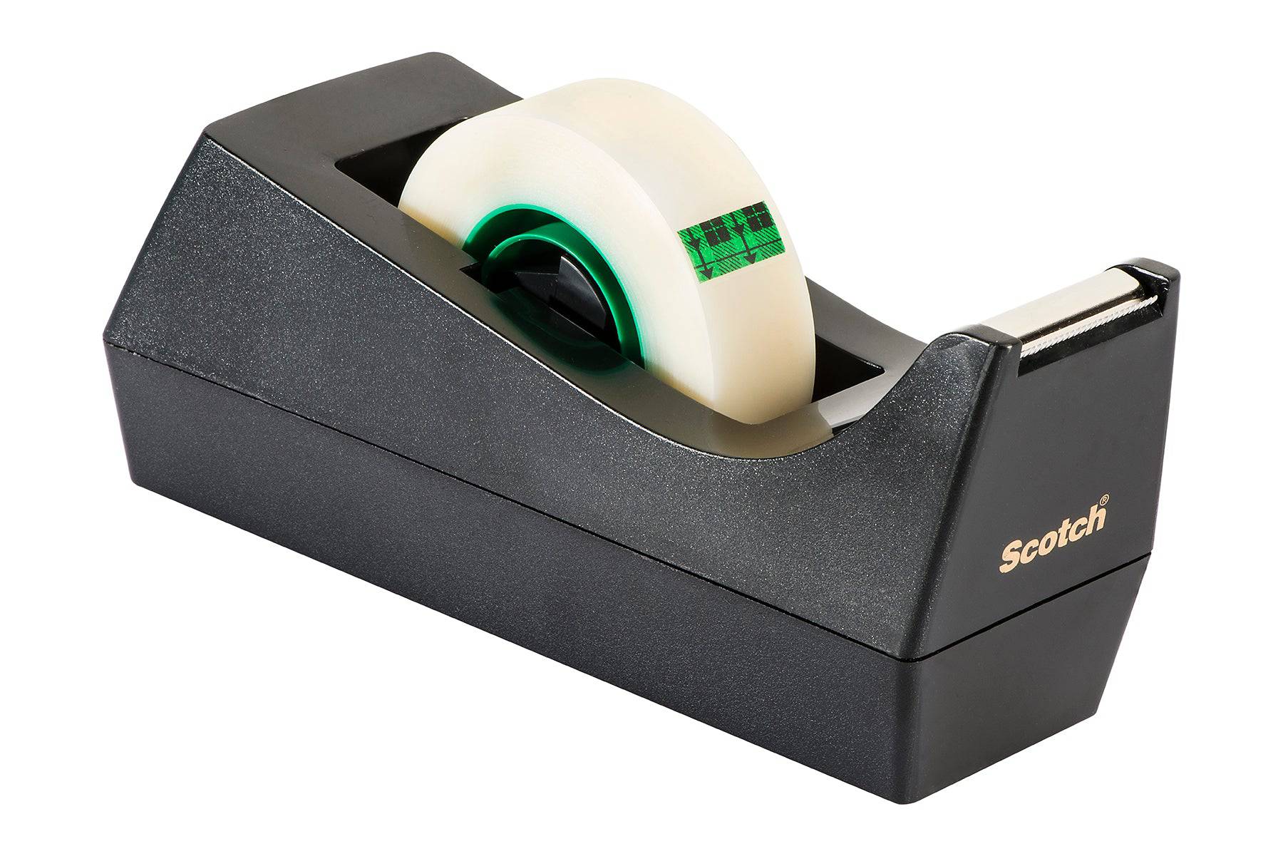 Scotch Desktop Dispenser Black C-38. Up to 36 yd (33m) - Al Masam Stationery LLC Main image