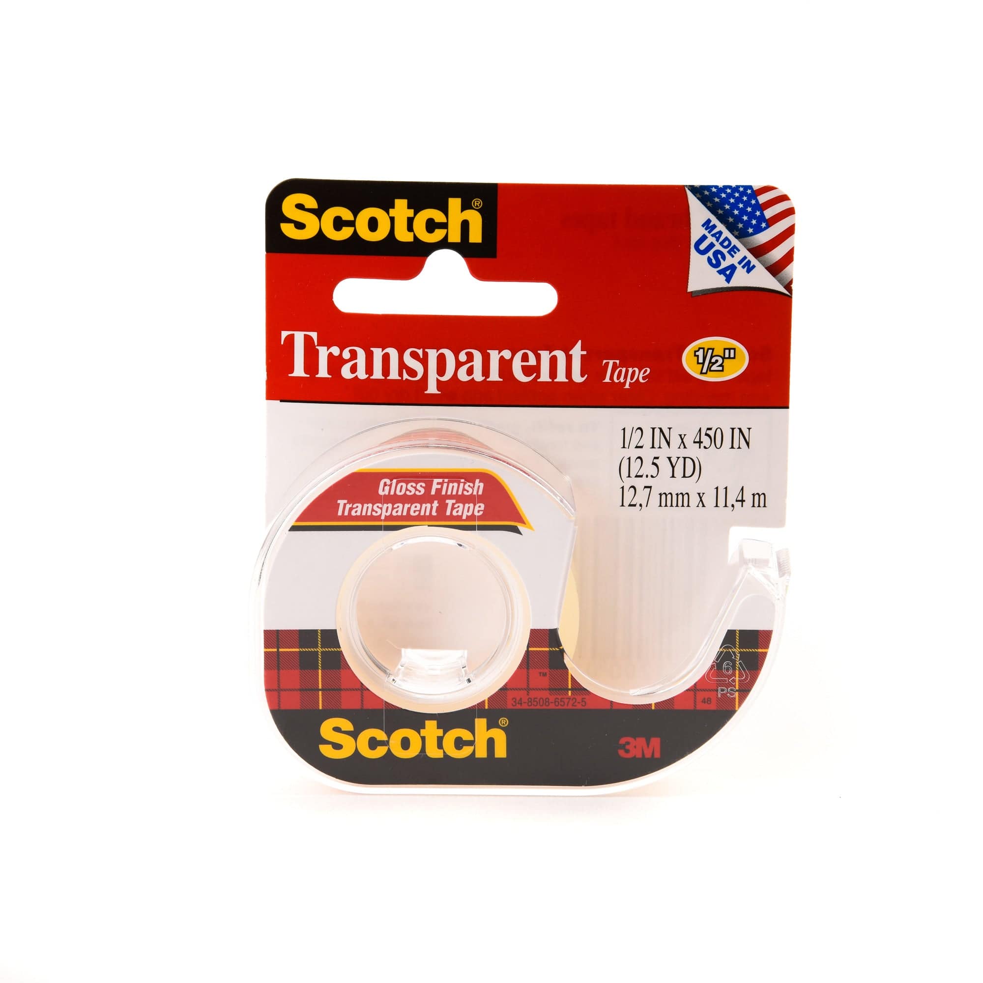 Scotch® Transparent Tape 144 with Dispenser – 12.7 mm × 11.43 m Secondary image