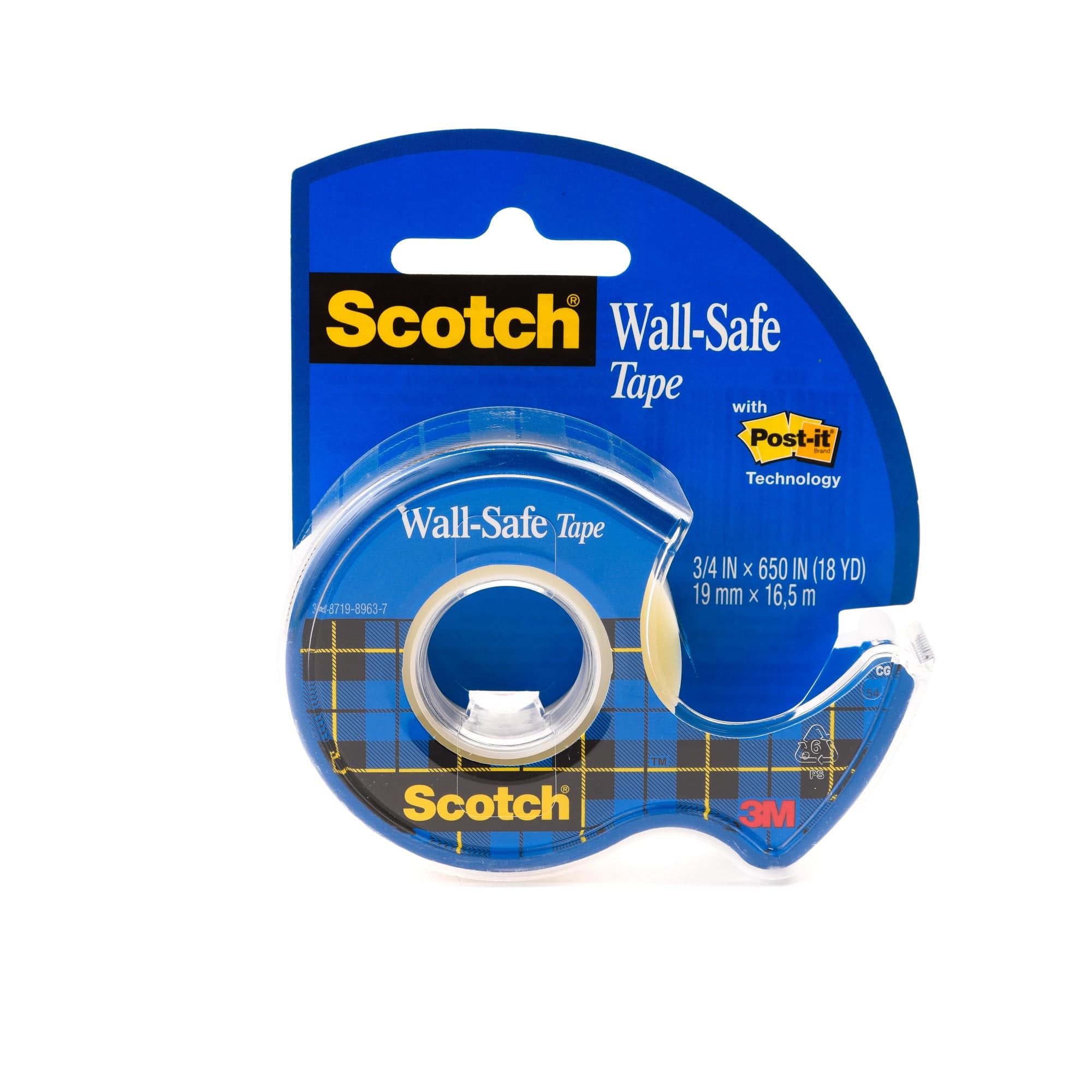 Scotch® Wall-Safe Tape 183 with Dispenser – 19 mm × 16.5 m Secondary image