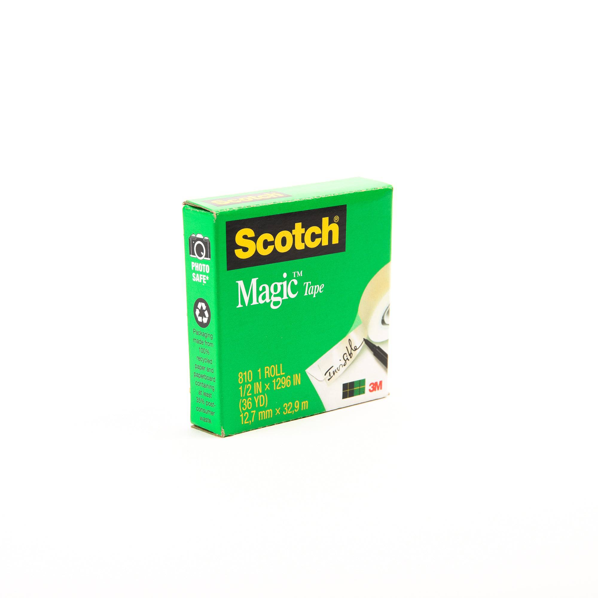 Scotch Magic Tape in Box 1/2 x 36 yd 12mm x 33m - Al Masam Stationery LLC Main image