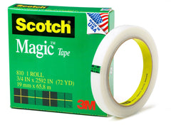 Scotch Magic Tape in Box 3/4 x 72 yd 19mm x 66m - Al Masam Stationery LLC