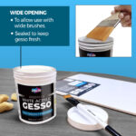Zeiler PREMIUM WHITE ACRYLIC GESSON(500ML) - Al Masam Stationery LLC