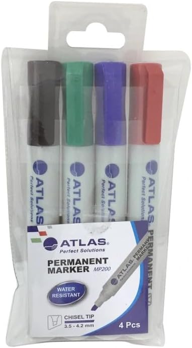 Atlas Multicolor Bullet Tip Whiteboard Markers Secondary image