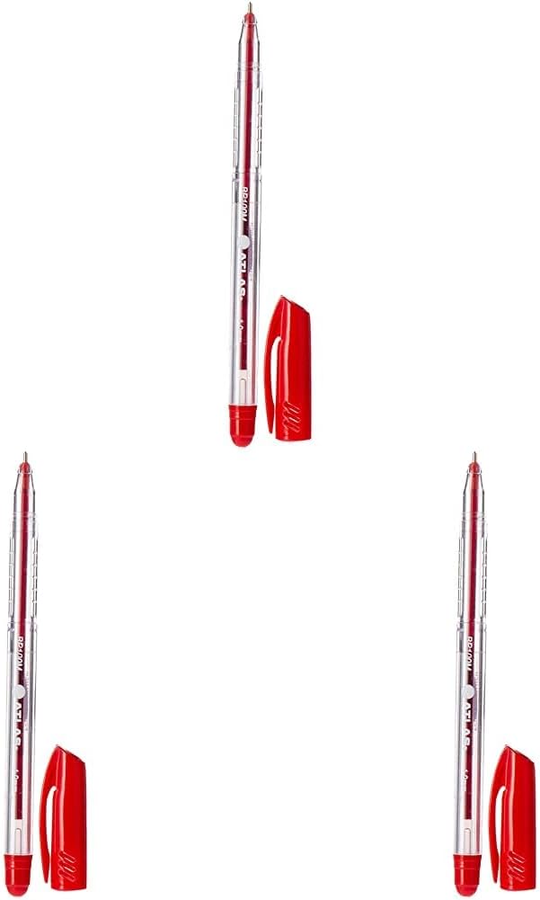 Atlas Smart Grip Ball Pen Red 1mm | Writing Pen Secondary image