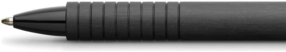 FABER-CASTELL Ballpoint pen Essentio Aluminium Black - Al Masam Stationery LLC