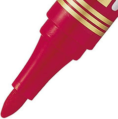 Pentel N850 Permanent Marker Bullet Tip - Red - Al Masam Stationery LLC