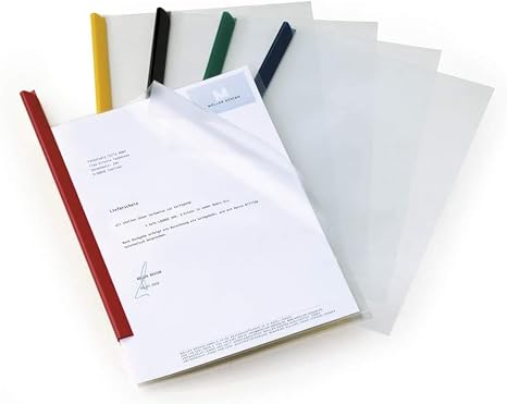 Atlas L Shape Folder A4 120m clear document folder with an L-shaped design for organized storage and easy access.