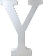 White Wooden Letter Y for Crafts & DIY Decoration