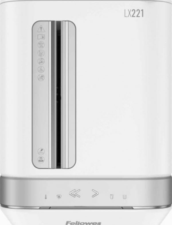 Fellowes Micro Cut Shredder Model Lx221 ( White Color)
