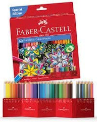 FABER-CASTELL Redline Classic Colour Pencil 60 with Colouring Book - Al Masam Stationery LLC