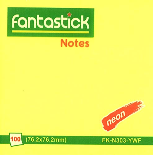 Fantastick Sticky Notes Fluorecent. Speech Blister Yellow - Al Masam Stationery LLC