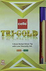 Cello Tri Gold 1mm Blue