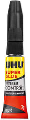 UHU SUPER GLUE CONTROL 3G BL - Al Masam Stationery LLC