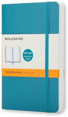 Moleskine Ruled Soft Cover Notebook Pocket Size Underwater Blue - Al Masam Stationery LLC