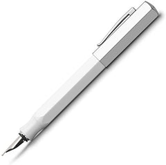 FABER-CASTELL FOUNTAIN PEN ONDORO WHITE F - Al Masam Stationery LLC