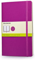 Moleskine Plain Soft Cover Notebook Pocket Size Purple - Al Masam Stationery LLC