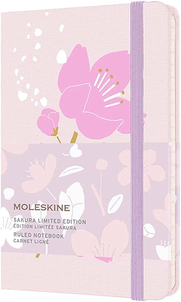 Moleskine Limited Edition Sakura Light Plain Large - Al Masam Stationery LLC Main image