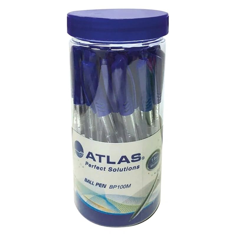 Atlas Ball Pen 1.0mm Medium - Blue - Al Masam Stationery LLC