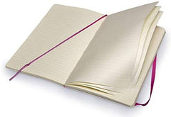 Moleskine Ruled Soft Cover Notebook Large Size Purple - Al Masam Stationery LLC