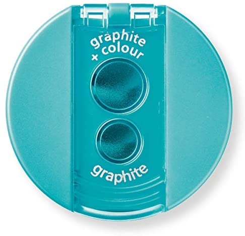 Staedtler 512-006 Double Hole Tub Sharpner Transparent - Al Masam Stationery LLC