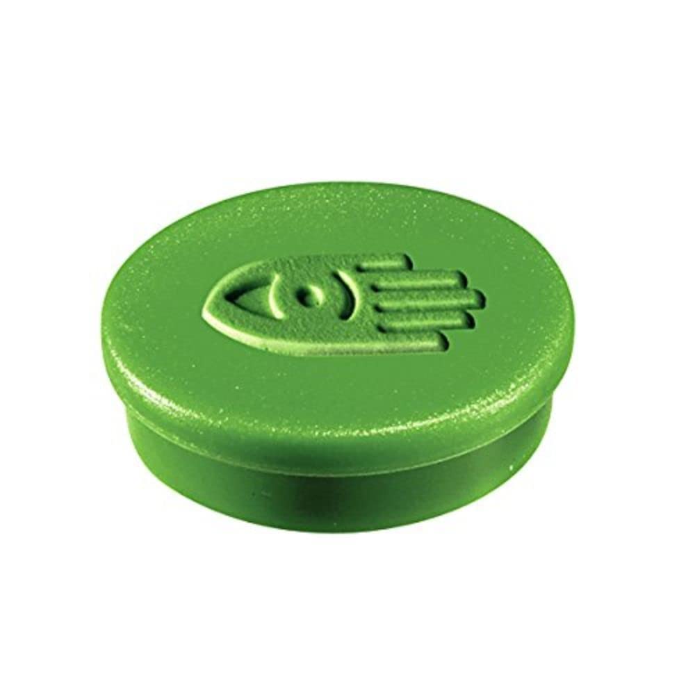 LEGAMASTER MAGNETS ROUND 30 MM PACK OF 4 GREEN - Al Masam Stationery LLC Main image