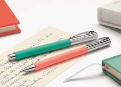 FABER-CASTELL Twist ball pen AMBITION Pacific green - Al Masam Stationery LLC