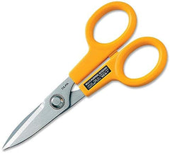 Olfa Utility Serrated Edge Scissor Anti Slip Small - Al Masam Stationery LLC