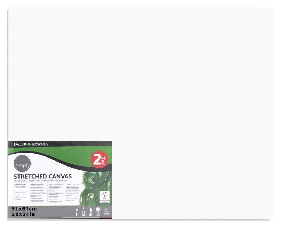 Daler Rowney Canvas Panel Imperial Size 51*61cm/20*24" - Al Masam Stationery LLC