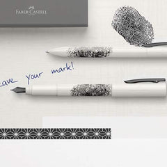 FABER-CASTELL Fountain pen WRITink "Print" white F - Al Masam Stationery LLC