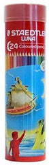 Staedtler Luna Col Pencil Cylindrical Set of 24 colors - Al Masam Stationery LLC