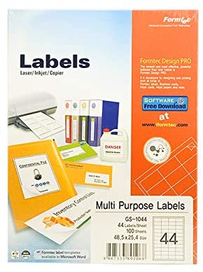 Formtec Label 4400/48x25mm #44 - Al Masam Stationery LLC