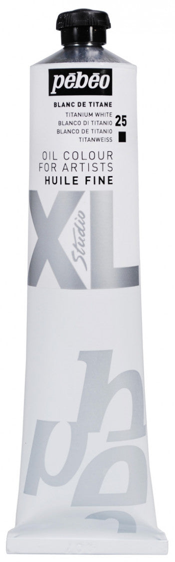 PEBEO XL FINE OIL 200ML TITAN.WHITE - Al Masam Stationery LLC Main image