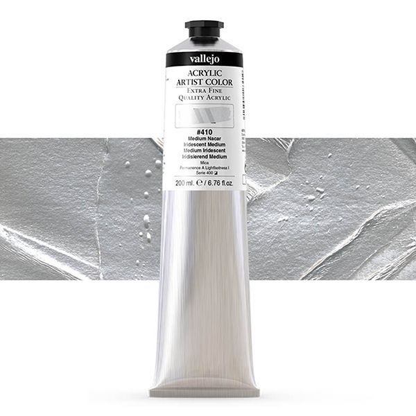 VALLEJO ACRYLIC ARTIST 410: 200 ML. IRIDESCENT MEDIUM - Al Masam Stationery LLC